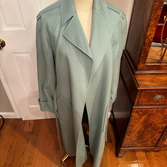 LORO PIANA KAELAN CASH DOUBLE MINT CASHMERE OVERCOAT SIZE 42 - Picture 3 of 8